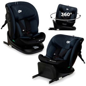 Ghế ngồi ô tô xoay 360 độ cho bé Kinderkraft I-GROW - Màu đen