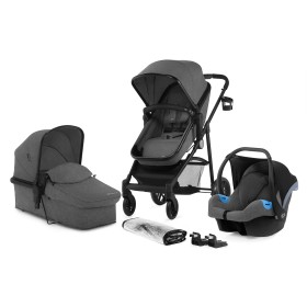 Bộ xe đẩy 3 in 1 Kinderkraft Juli - Màu ghi