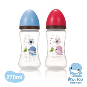 BÌNH SỮA NHỰA PP CỔ RỘNG KUKU KU5930A - 270ML
