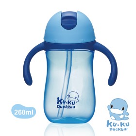 BÌNH UỐNG NƯỚC CHO BÉ BẰNG NHỰA PP KUKU KU5485 - 260ml
