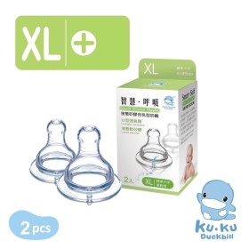 TY THAY BÌNH SỮA CỔ NHỎ DÒNG CHẢY CHỮ THẬP SIZE XL KUKU KU5255 (VỈ 2 CÁI)