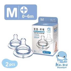 TY THAY BÌNH SỮA CỔ RỘNG DÒNG CHẢY CHỮ THẬP SIZE M KUKU KU5256 (VỈ 2 CÁI)