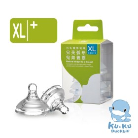 TY THAY BÌNH SỮA CỔ RỘNG SILICONE SIÊU MỀM DÒNG CHẢY CHỮ THẬP KUKU KU5292 - SIZE XL